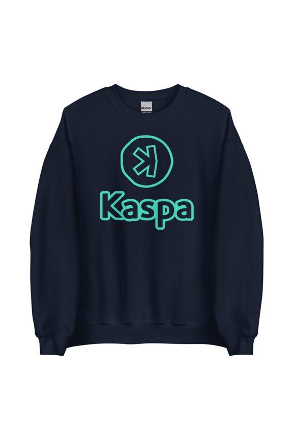 Kaspa Crypto Sweatshirt Kaspa Merch Kaspa Gift Sweatshirt Kaspa Miner Sweatshirt Kaspa Mining Sweatshirt Kaspa Sweatshirt Kaspa Crypto Merch Sweatshirt (Navy, S)