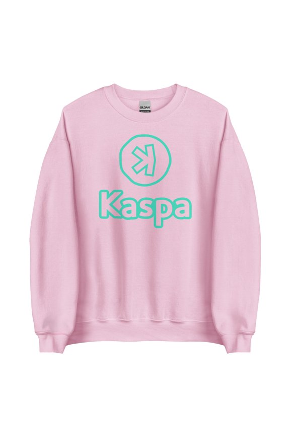 Kaspa Crypto Sweatshirt Kaspa Merch Kaspa Gift Sweatshirt Kaspa Miner Sweatshirt  Kaspa Mining Sweatshirt Kaspa Sweatshirt Kaspa Crypto Merch Sweatshirt (Light Pink, S)