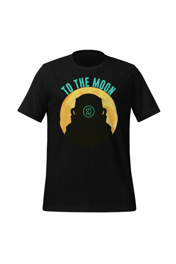 Kaspa Crypto To The Moon Shirt, Unisex, Kaspa Mining Shirt, Kaspa Crypto Miner Shirt, Kaspa Crypto Bullrun Shirt, Kaspa Merch (Black, S)