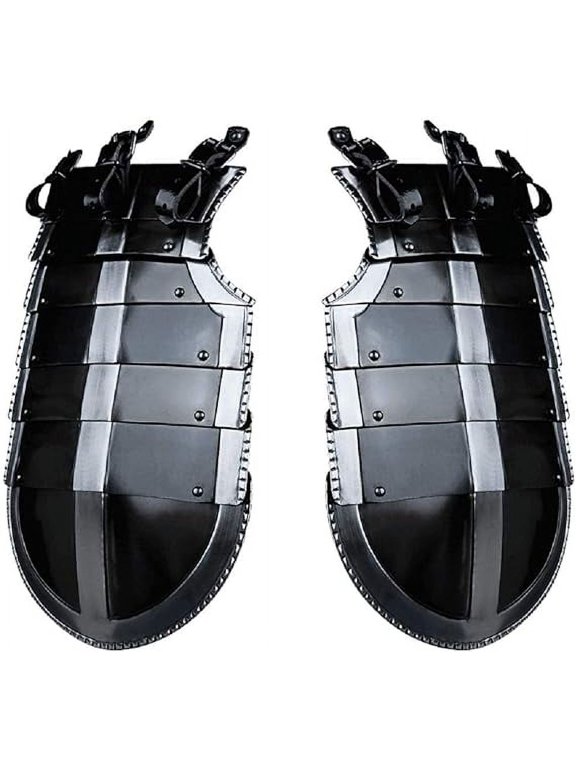 Kaspar Blackened Tassets Belt Functional Steel Thigh Armour
