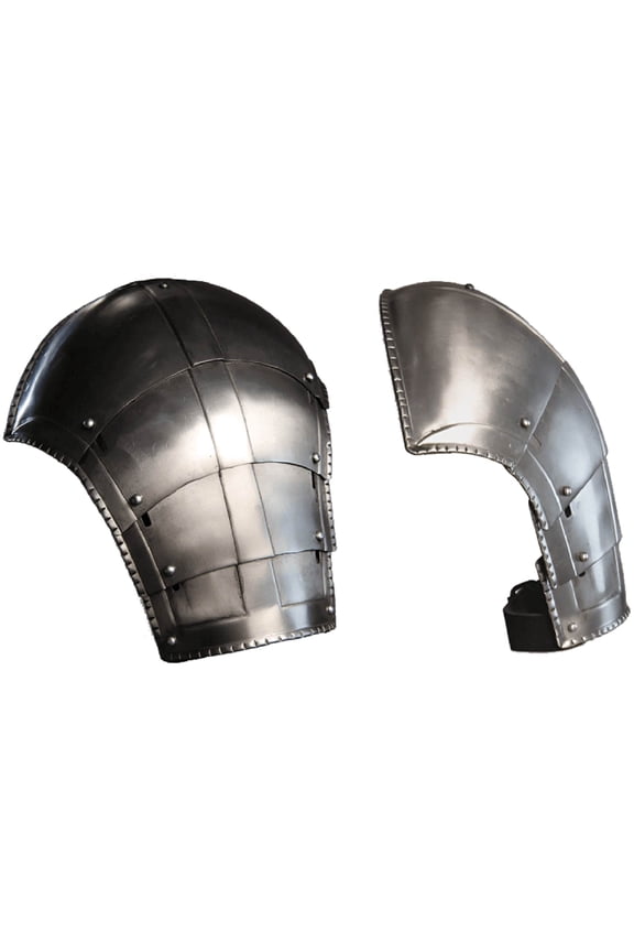 Kaspar Spaulders Medieval Steel Pauldrons Armour Costume