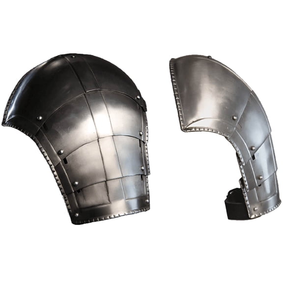 Kaspar Spaulders Medieval Steel Pauldrons Armour Costume