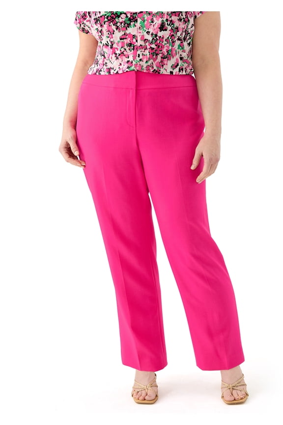 Petite Slim Straight-Leg Trous Pink Perfection 16P