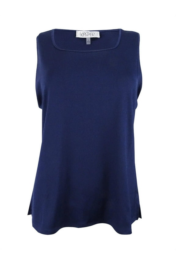 Women's Ribbed Shell Top (S, Indigo)