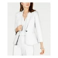 thumbnail image 1 of Kasper Women's Textured Single Button Jacket White Size 14 Petite, 1 of 3