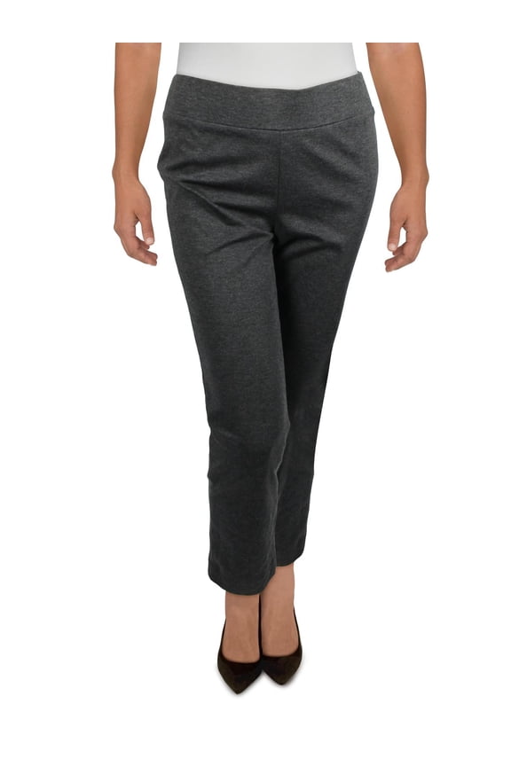 Womens Knit Pull On Straight Leg Pants