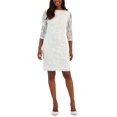 thumbnail image 1 of Kasper Womens Laurissa Lace Knee-Length Sheath Dress, 1 of 2