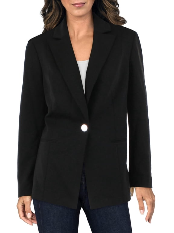 Womens Office Business One-Button Blazer