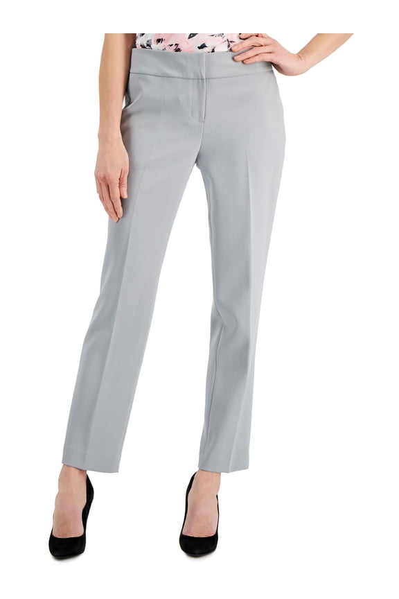 Womens Scuba Stretch Slim Fit Straight Leg Pants