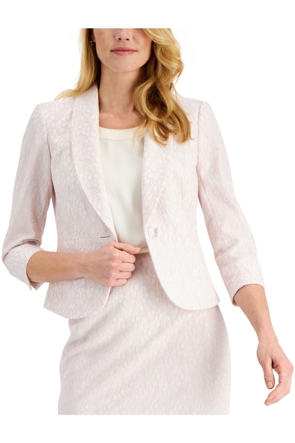 Shawl Neck Peplum Jacket Vanilla Icetutu Pink 12