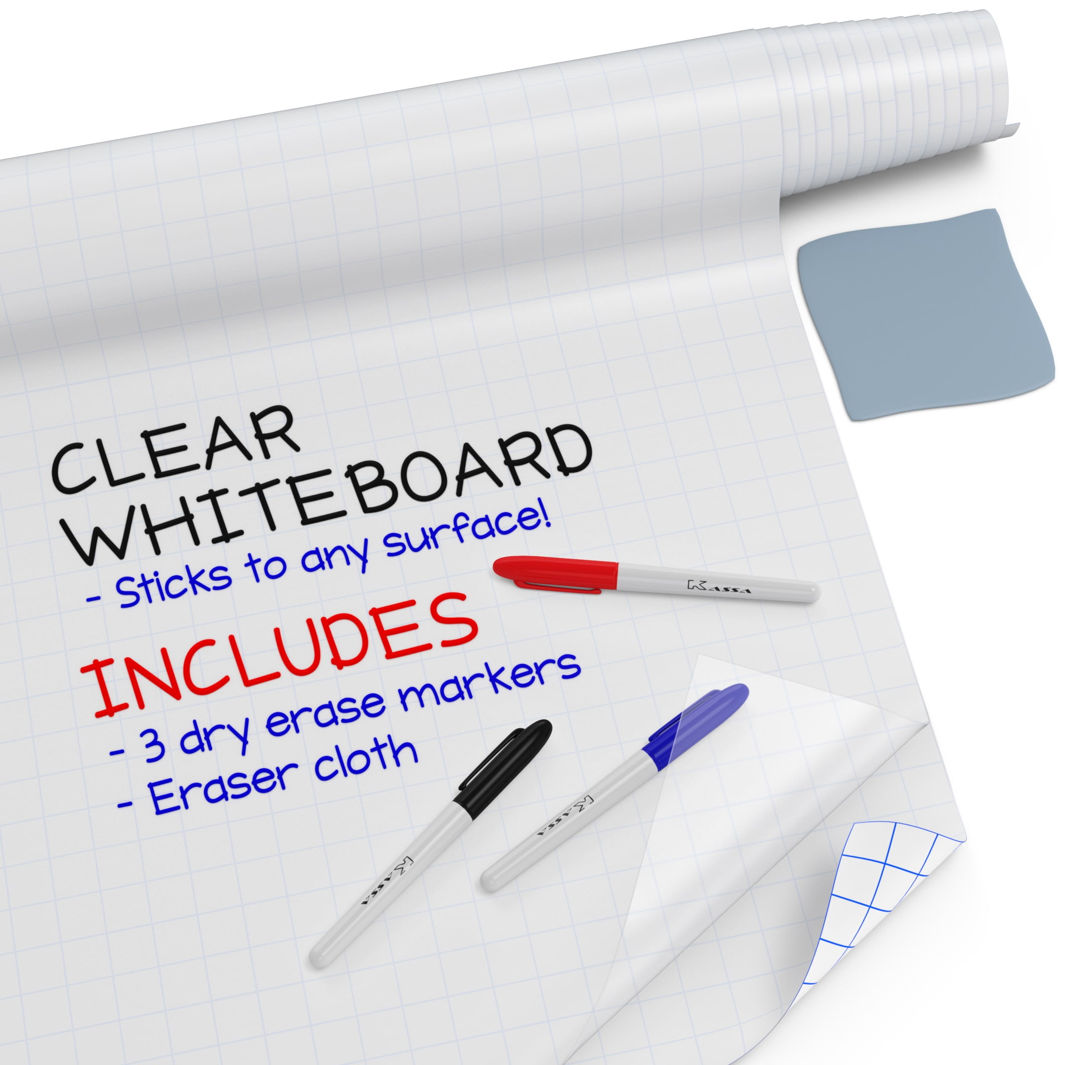 Clear Dry Erase Board Paper-Whiteboard for Fridge