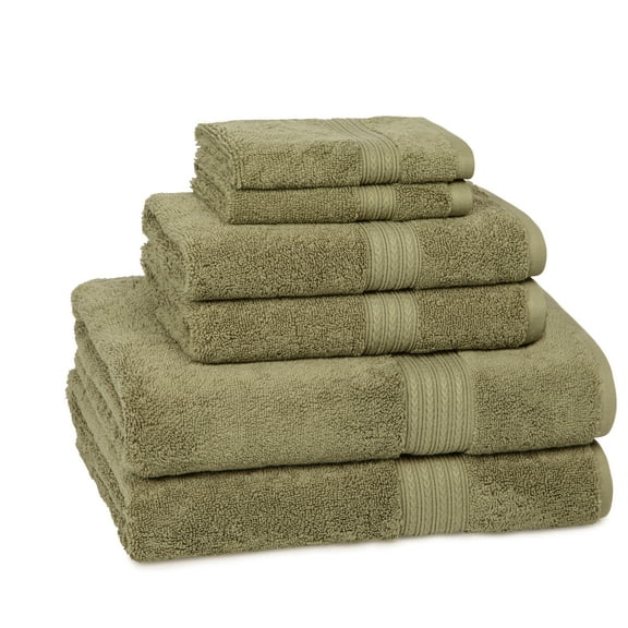 Kassadesign 12 Piece Towel Set-Moss Color