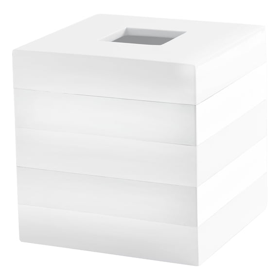 Kassatex Cabana Solid Bath Accessories Tissue Holder.