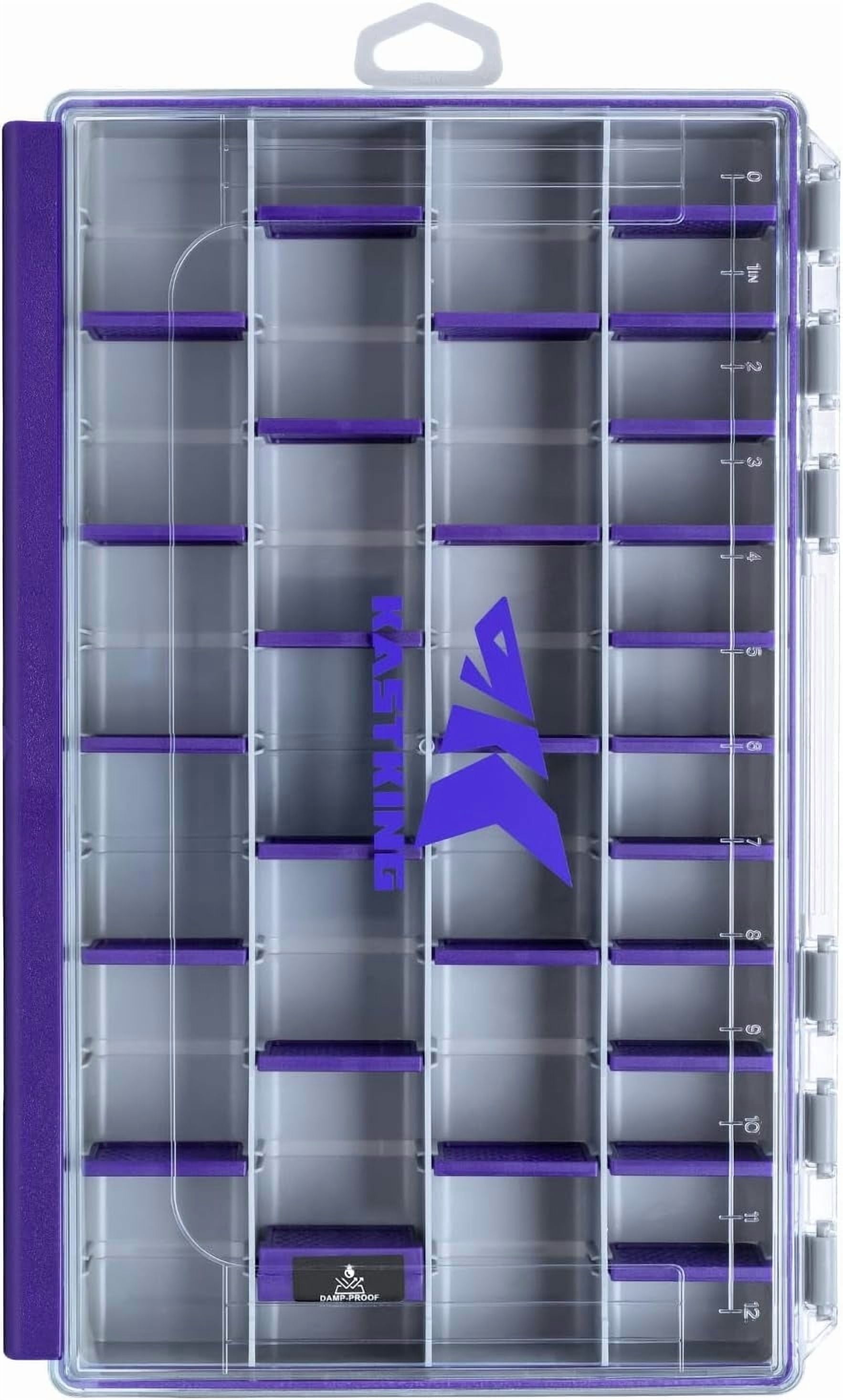 Simple Tackle Box KastKing, Tackle Box, Waterproof Fishing Organizer, Purple - Walmart.com