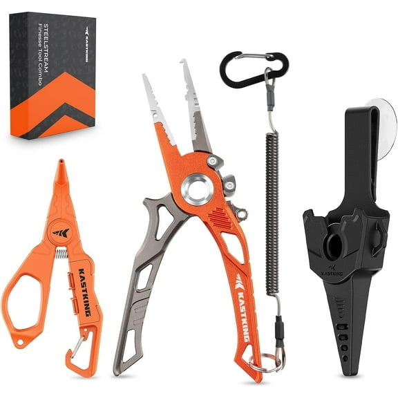 KastKing 7.5" Aluminum Fishing Pliers, Crossover Pliers,Fishing Gear-AlumaStream