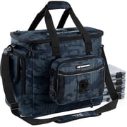 KastKing Fishing Tackle Bag With 4 Tackle Boxes & Removable Bait Binder, Water-Resistant Tackle Storage- BaitSpace
