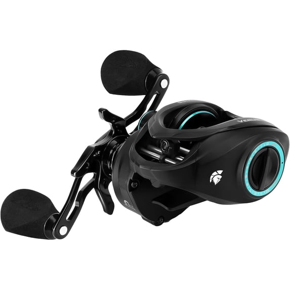 KastKing Verus Baitcasting Fishing Reels with 8.0:1 Gear Ratio | Max Drag: 18.0 lb, 9+1 Shielded Stainless Steel BB, 6.0 oz, Aluminum Main Gear