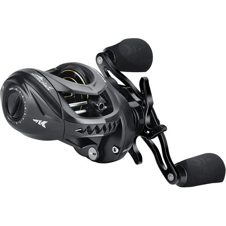 KastKing Baitcasting Reels, Patented AMB System Eliminating Backlashes, 6.4oz -MegaJaws Elite
