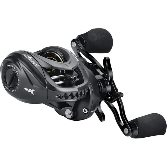 KastKing Baitcasting Reels, Patented AMB System Eliminating Backlashes, 6.4oz -MegaJaws Elite