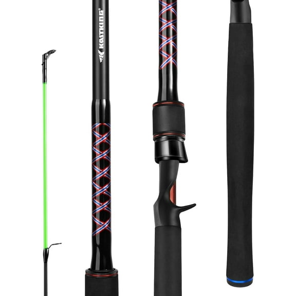 KastKing Spinning Rods & Casting Fishing Rods, Brute Tuff Composite Graphite & Glass Blanks-Brutus