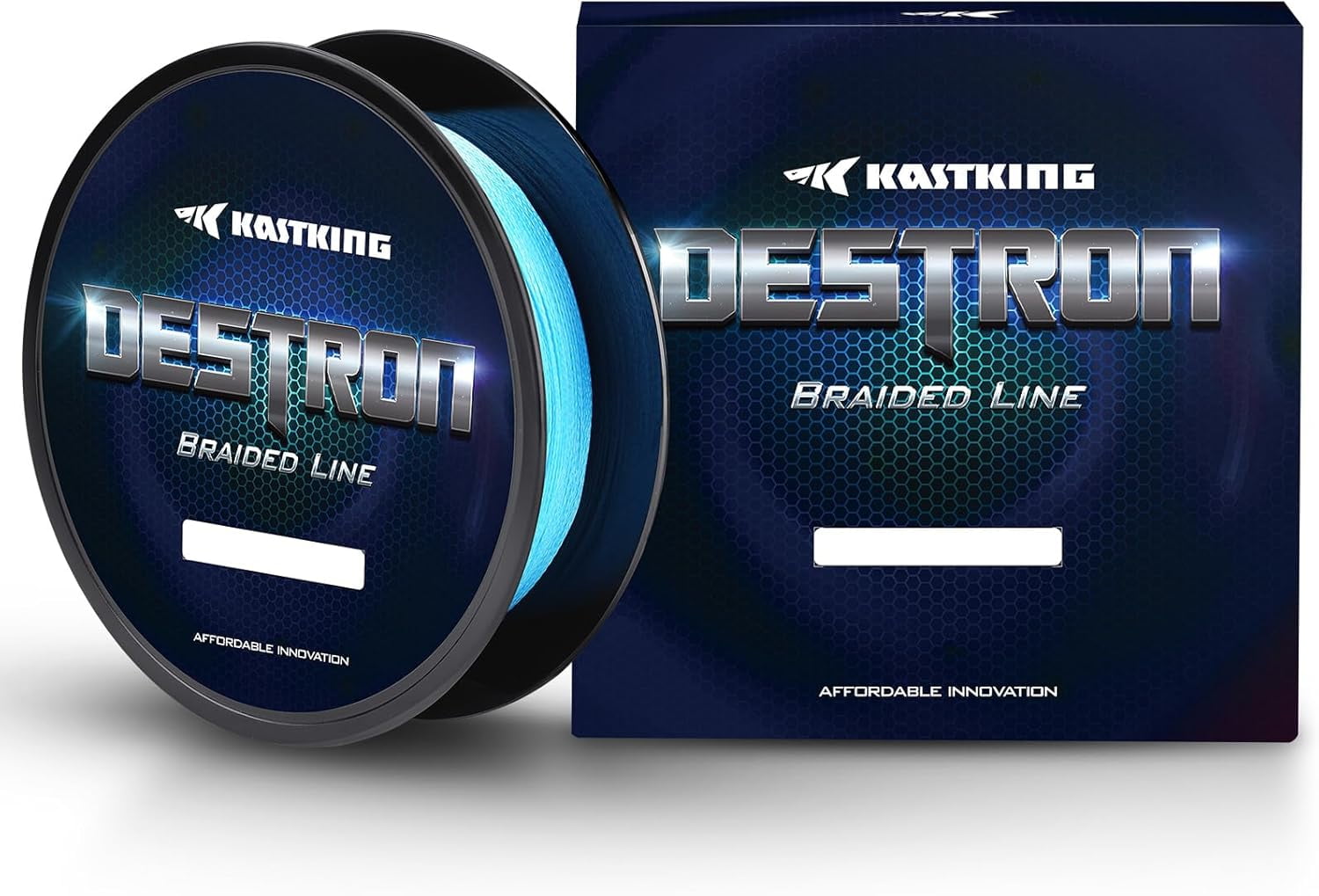 KastKing Braided Fishing Line, Highly Abrasion Resistant, Improved Knot Strength, Ultra-Thin Diameter Superline, Zero Stretch & Memory-Destron