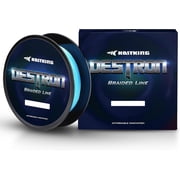 KastKing Braided Fishing Line, Highly Abrasion Resistant, Improved Knot Strength, Ultra-Thin Diameter Superline, Zero Stretch & Memory-Destron