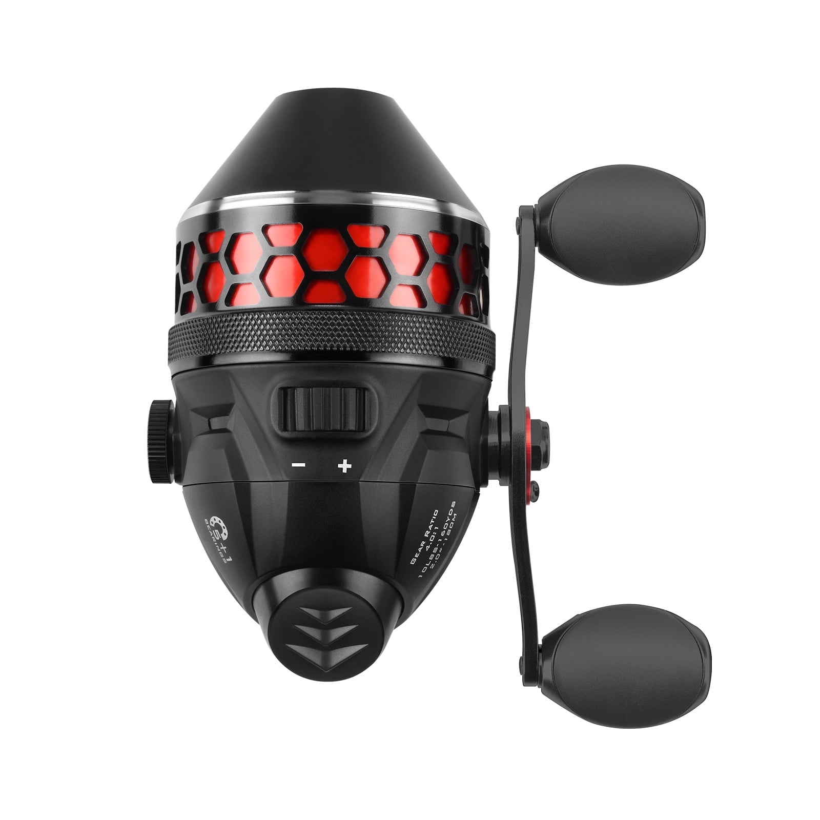KastKing Spincast Fishing Reel,High Speed 4.0:1 Gear Ratio, Includes Monofilament Line-Brutus