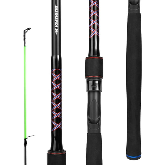 KastKing Spinning Rods & Casting Fishing Rods, Brute Tuff Composite Graphite & Glass Blanks-Brutus