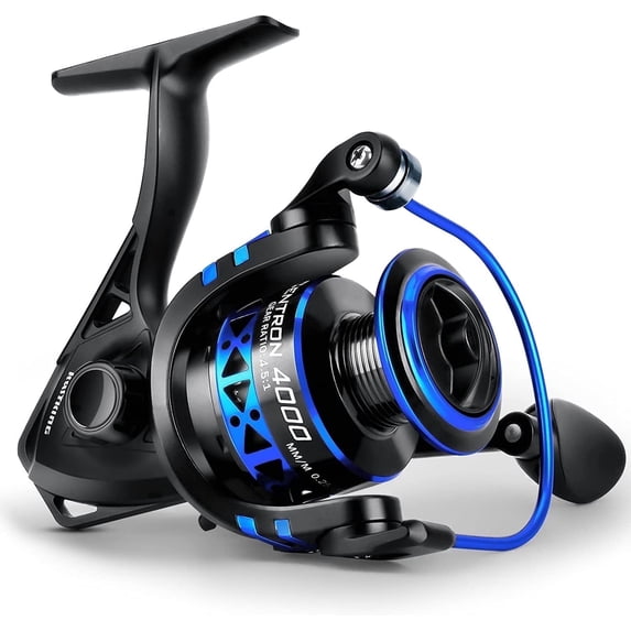 KastKing 4000 Spinning Reels, 17.5Lbs Max Drag, 5.2:1 Gear Ratio-Centron Black
