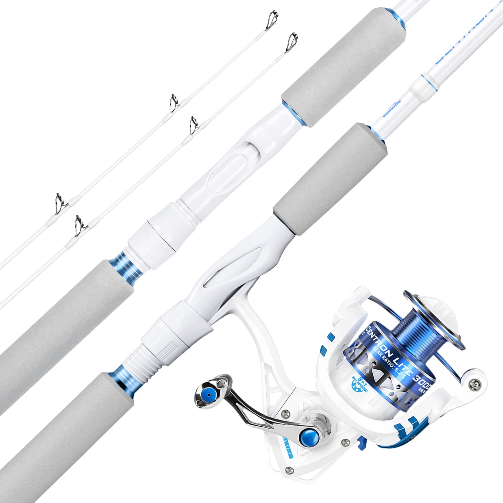 KastKing, KastKing Centron Lite Twin-Tip Fishing Rod and Reel Combo ...