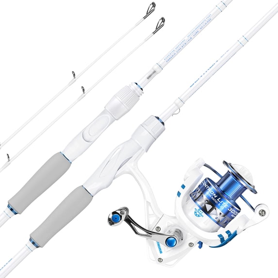 KastKing Centron Lite Spinning Fishing Rod and Reel Combo 7' M, 3000 Reel(2-Piece + Extra Tip) IM6 Graphite, Freshwater Fishing