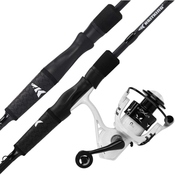 KastKing Spinning Fishing Rod and Reel Combo,Spin-7'0'' Medium Heavy 3000 IM6 Graphite 2Pc Blanks, Zirconium Oxide Rings-Crixus