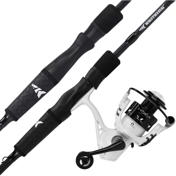 KastKing Spinning Fishing Rod and Reel Combo,Spin-5'6" Light,2000 Reel IM6 Graphite 2Pc Blanks, Zirconium Oxide Rings-Crixus