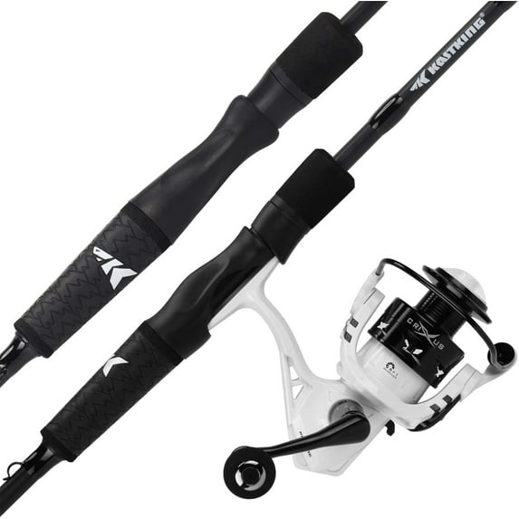 KastKing Crixus Rod & Reel Combo, Spinning/Baitcaster, IM6, SuperPolymer Handle