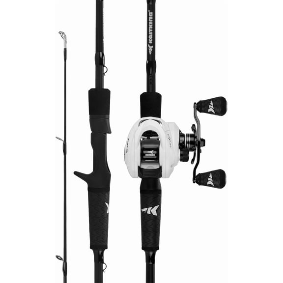 KastKing Baitcasting Fishing Rod and Reel Combo,Cast-6'0" Medium- Right Handed IM6 Graphite 2Pc Blanks, Zirconium Oxide Rings-Crixus