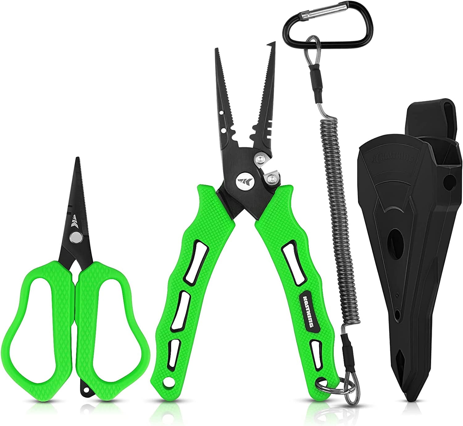 KastKing Cutthroat 7.5" Fishing Pliers & 5" Braid Scissors Set
