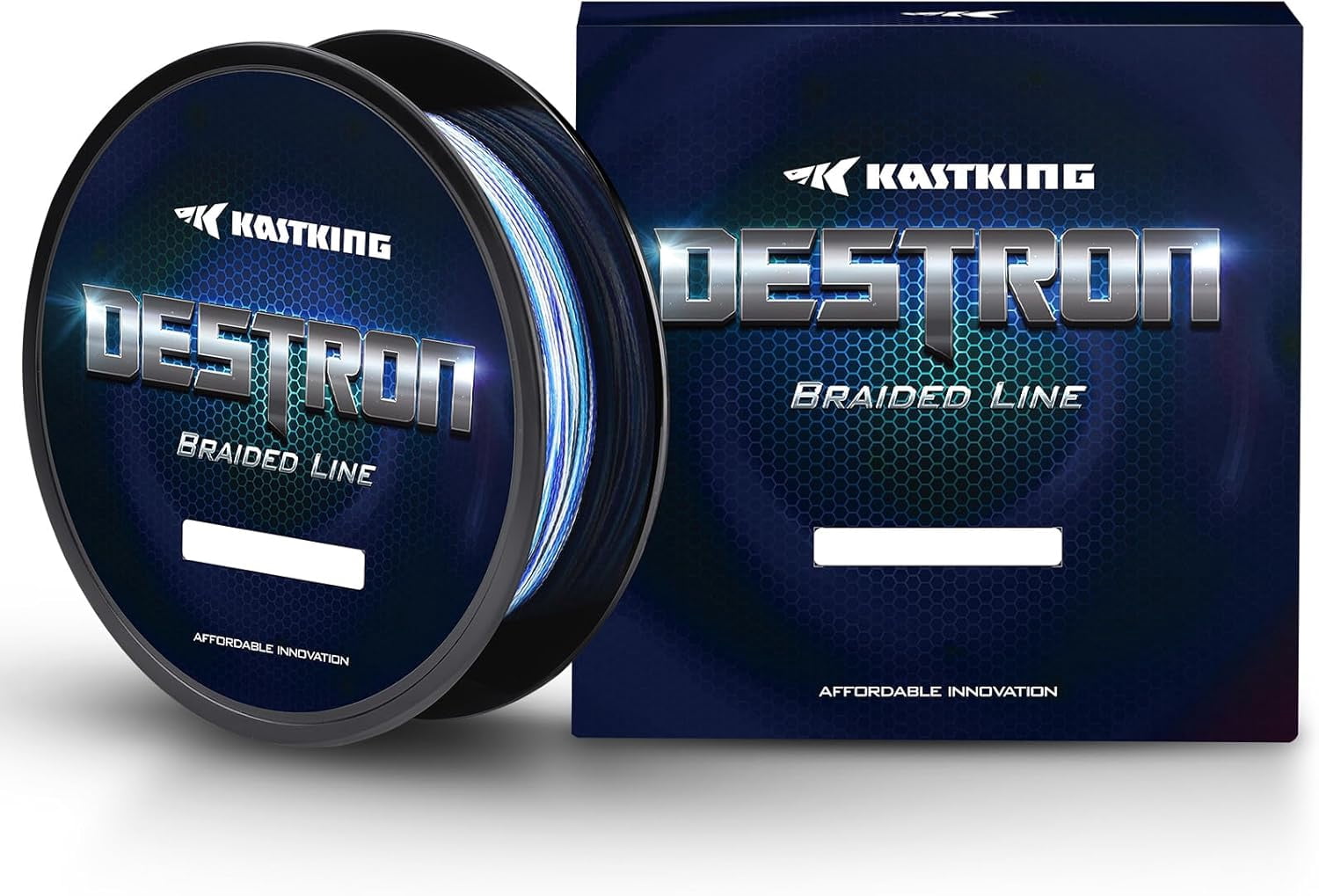 KastKing Destron Braided Fishing Line, Highly Abrasion Resistant, Improved Knot Strength, Ultra-Thin Diameter Superline