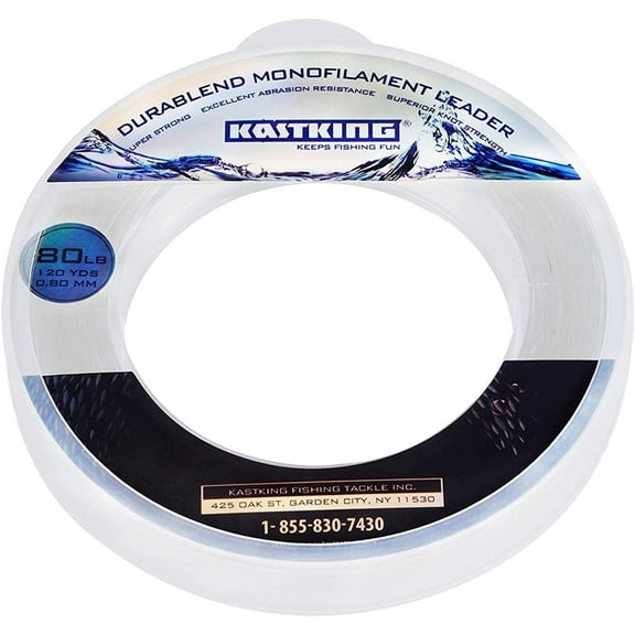 KastKing Monofilament Leader Line Fishing lines- Premium Saltwater Mono Leader-DuraBlend 110M