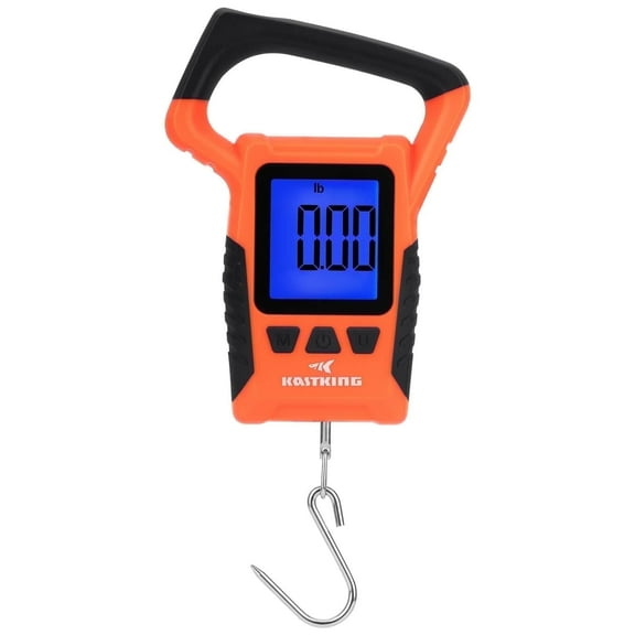 KastKing Waterproof Floating Fish Scale, 110lb, 2.5” LCD, Memory