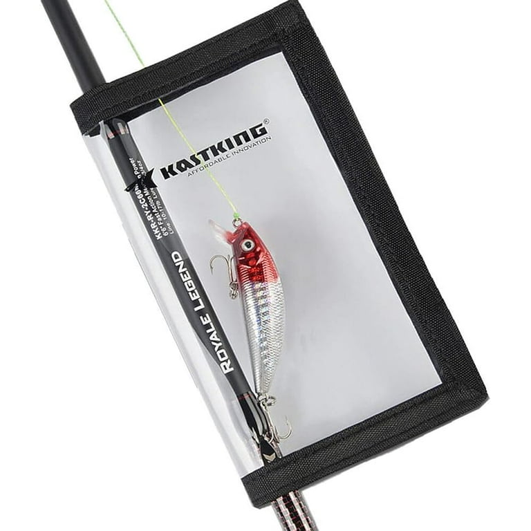 KastKing Fishing Lure Wraps, 4 Packs Lure Cover, Saltwater Resistant Fishing  Gear, Fishing Hook Covers, Durable & Clear PVC Keeps Fishing Safe, Easily  See Lures, Available in Two Sizes, Great Value 
