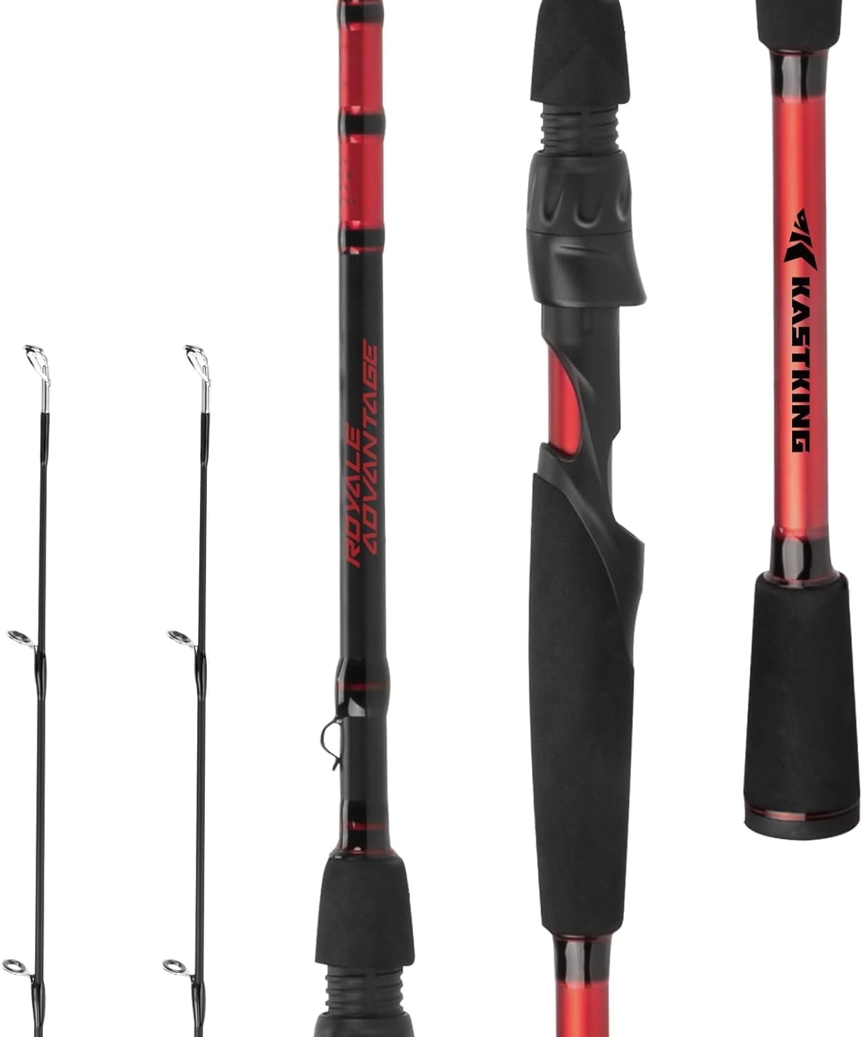 KastKing Fishing Rod, Spinning Rod  IM6 Graphite Blanks,  with Extra Tip Section-Royale Advantage