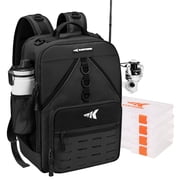 KastKing Fishing Tackle Backpack with 4 Tackle Trays, Fishing Bags for Saltwater Fishing Gear - Karryall