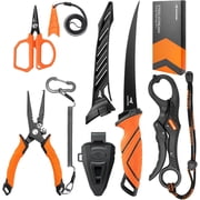 KastKing 4PC Fishing Tool Set, Pliers, Knife, Scissors & Lip Gripper SteelStream