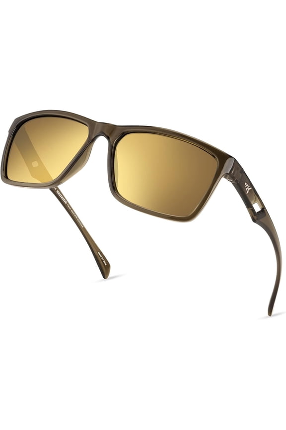 Polarized Sport Sunglasses Ideal for Driving Fishing Cycling Running, UV Protection- FlatRock