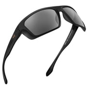 Polarized Sport Sunglasses Ideal for Driving Fishing Cycling and Running,UV Protection- Huzzah
