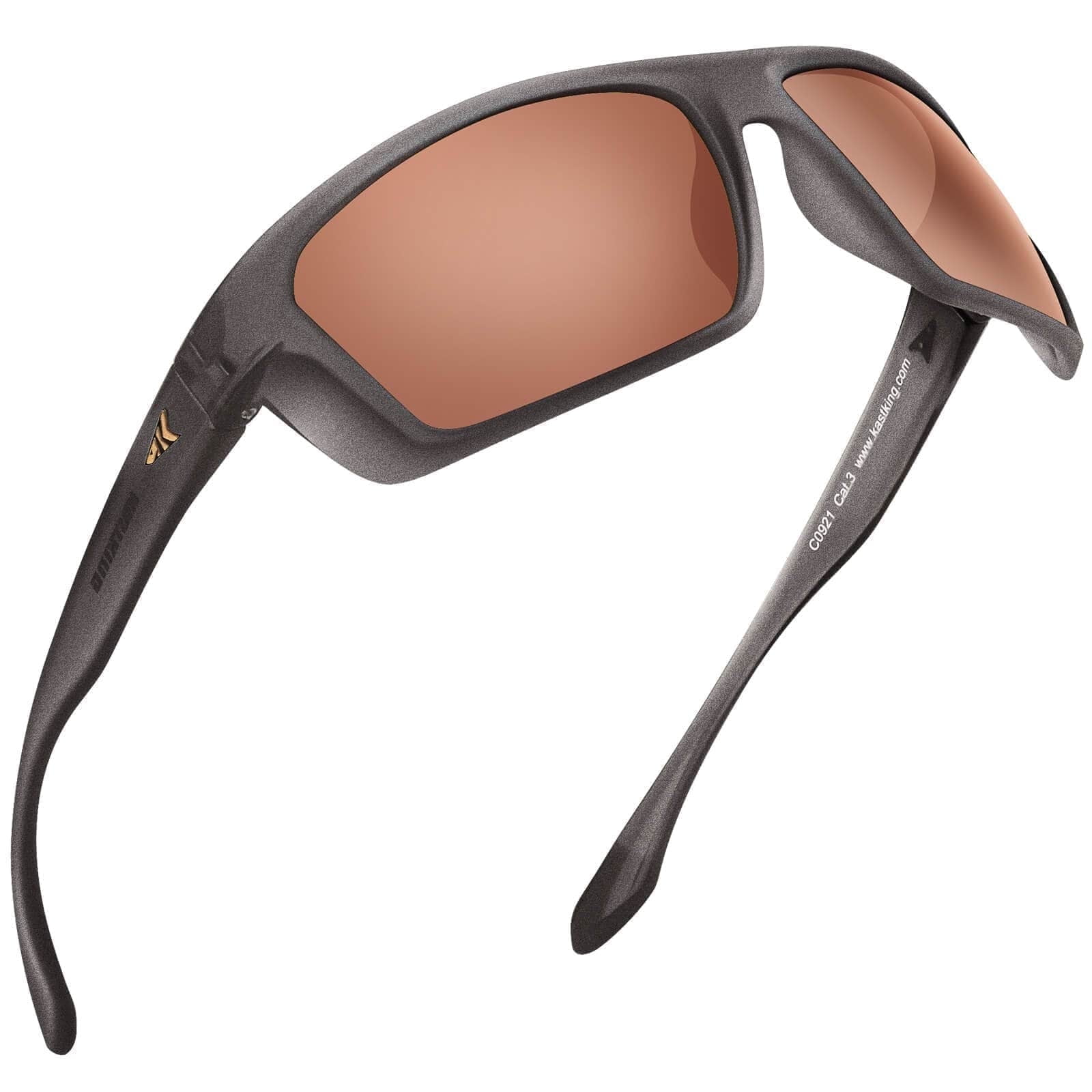 KastKing Polarized Sport Sunglasses Ideal for Driving Fishing Cycling and Running,UV Protection- Huzzah