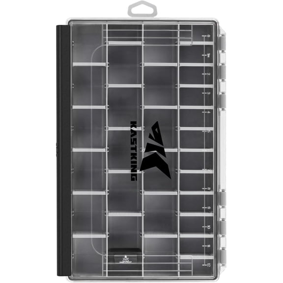 KastKing 3700 Tackle Box, Waterproof Fishing Organizer – Black – HyperSeal