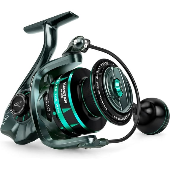 KastKing Kapstan Elite Saltwater Spinning Reel -5000 Size, 55 lbs Drag, CNC Aluminum Body