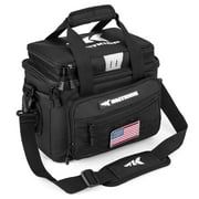 KastKing Fishing Tackle Bags- Fishing Gear Storage  Water Resistant Material - Karryall Medium Black