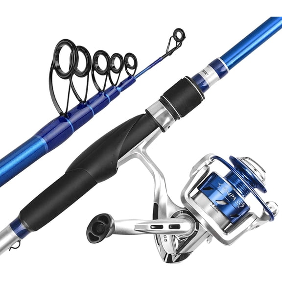 KastKing Telescopic Fishing Rods and Combo, Sensitive Graphite Composite Blank, Easy to Travel, Compass